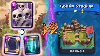 Clash Royale | SKELETON ARMY + CLONE TROLLING ARENA 1! | *FUNNY MOMENTS* (Drop Trolling #80)