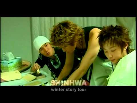 Shinhwa 2003 concert backstage
