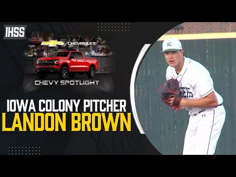 Landon Brown: Iowa Colony's MLB Draft Prospect Headed to Mississippi State