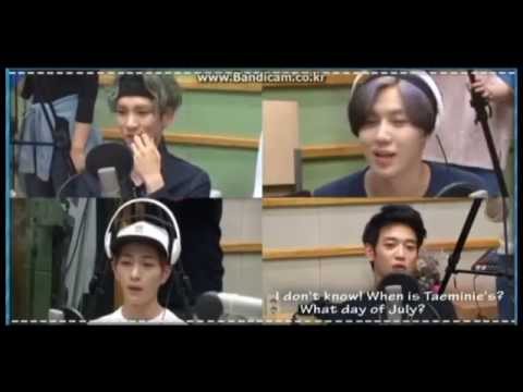 Taemin Sulking Cute Teased by Minho on Sukira TV BTS