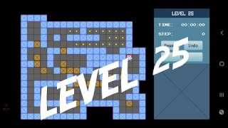 Classic Sokoban Level 25 | without UNDO | Solution 1 - 90