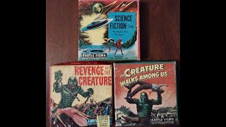 Castle Films - Creature from the Lagoon Triple Feature 50ft super 8mm headline editions.