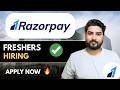 Razorpay Hiring Freshers Apply Now Multiple Opportunities