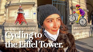 New Year's Day 2022🇫🇷✨マレ地区からエッフェル塔までサイクリング＆カフェランチ☕️🐮