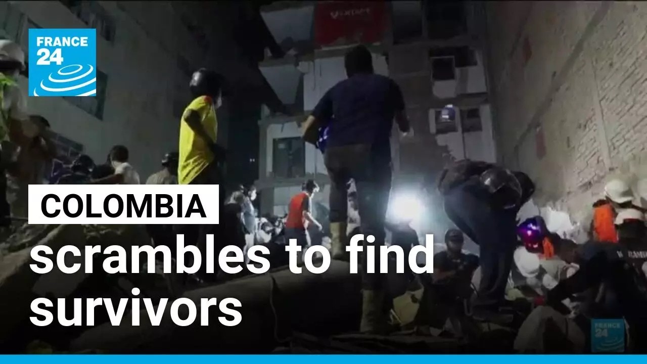 Colombia rescuers race against the clock to search for earthquake survivors • FRANCE 24 English