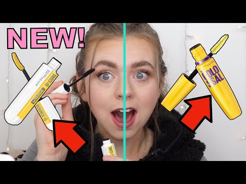 NEW Maybelline Volum' Express Colossal Curl Bounce Mascara VS The Volum' Express Colossal Mascara
