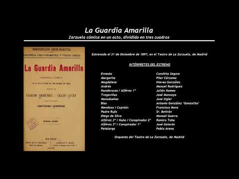 La Guardia Amarilla - Romanza de Ernesto 'Ella es la sola luz de mi vida' (1898) - Amparo Cardenal