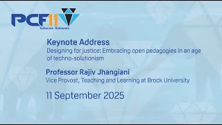 Keynote 2 - Designing for Justice by Dr Rajiv Jhangiani