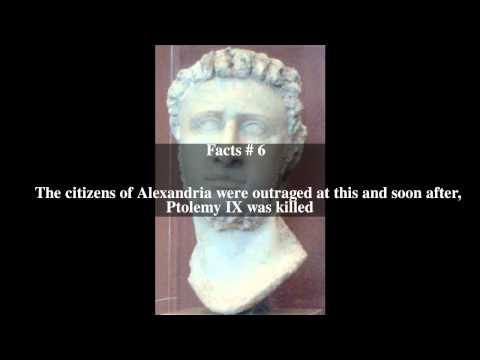 Ptolemy IX Lathyros Top # 9 Facts