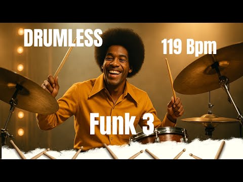 🔥 Drumless Track – 1970s American Funk Soul Disco | 119 BPM No Click | Upbeat Groove Instrumental