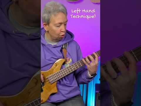 Bass Left Hand Technique Basics For Beginners #ukulelebass #bass