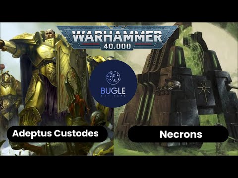 Adeptus Custodes vs Necrons 2000 points warhammer 40k battle report