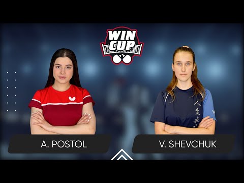 09:00 Anastasiia Postol - Viktoriia Shevchuk 04.08.2025 WINCUP Women Master. Table 1
