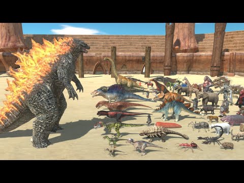 New Godzilla vs All Units - Animal Revolt Battle Simulator