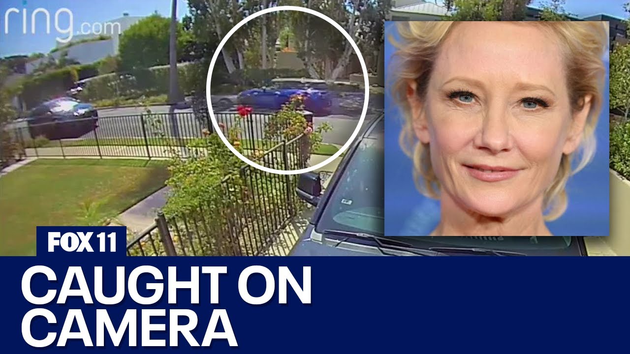 Video shows car belonging to actress Anne Heche speeding before crashing into home