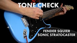 Video thumbnail for TONE CHECK: Squier Sonic Stratocaster Demo | Cream City Music by Cream City Music