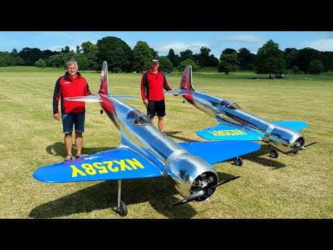 Two Giant Rc Hughes H-1 At Weston Park