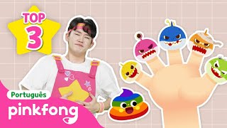 [TOP 3] Cante com o Hoi! 🎶 Parquinho do Hoi✋🌈💩🦈 | Pinkfong, Bebê Tubarão! Canções para Crianças