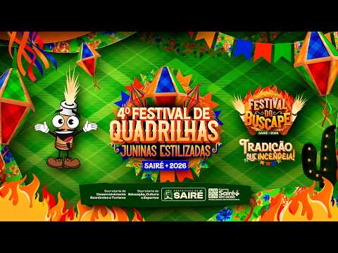 Sorteio para ordem das apresentações do 4º Festival de Quadrilhas Juninas Estilizadas de Sairé/PE