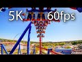 Superman Ultimate Flight back seat on-ride 5K POV @60fps  Six Flags Over Georgia