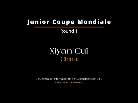 Xiyan Cui - China - Junior Coupe Mondiale 2024 - Round 1