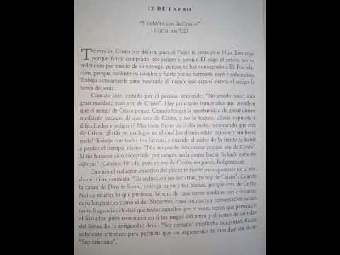 12 de Enero. De mañana oiré tu voz. Clásico devocional de inspiración diaria. Charles H Spurgeon.