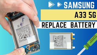 FIX & Replace BATTERY / Samsung A33 5G / CrocFIX
