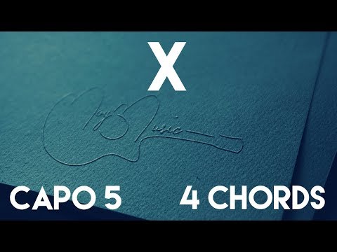 How To Play X by Nicky Jam & J Balvin | Capo 5 (4 Chords) Guitar Lesson