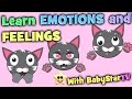 Emotions For Kids Learning Feelings Videos For Kids Children Learning Emotions BabyStarTV
