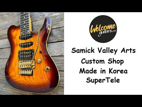 Samick Valley arts pro custom shop SMX1 Super Tele HSS Ash Made in Korea image 14