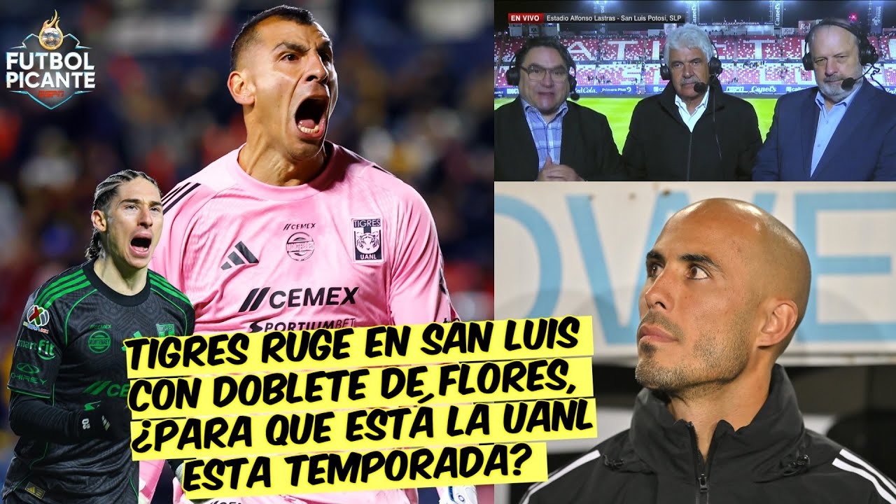 NOCHE REDONDA para TIGRES. TRIUNFO y DOBLETE de MARCELO FLORES vs ATLÉTICO SAN LUIS | Futbol Picante