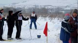 preview picture of video '2012 Заводской, зимний туристический слёт. Ski Race'