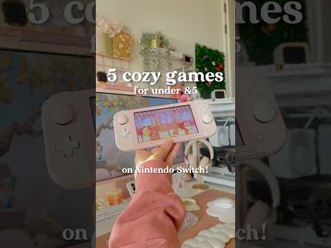 5 cozy games for under $5 on Nintendo Switch 🍃 #cozygames #nintendoswitch #gaming