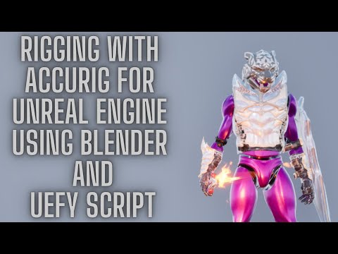 accurig to unreal engine 4 UE4 using blender