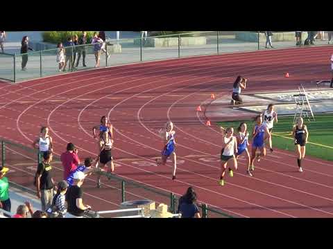VarG 200m at Sunset League Finals 5-4-18 - Los Alamitos Girls
