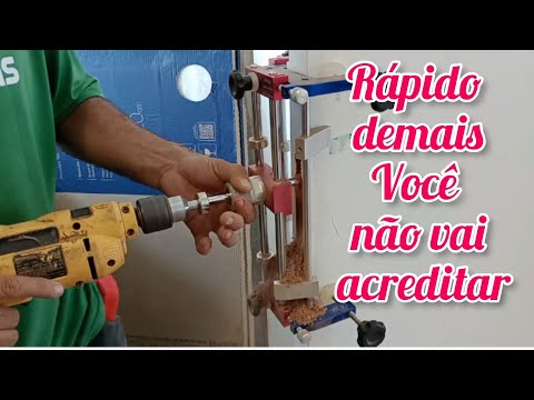 Gabarito pra furar portas,e reabrir furos pra fechaduras