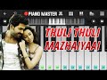 Thuli Thuli Mazhaiyaai Paiya Tamil Song Easy Piano Tutorial