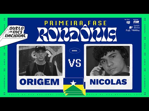ORIGEM VS NICOLAS (PRIMEIRA FASE) - SELETIVA RONDÔNIA  - DUELO NACIONAL 2020 - 12/10