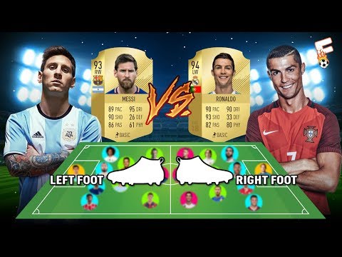 Best Footballers Left Foot XI vs Footballers Right Foot XI ⚽ WHO WIN ? Footchampion Video