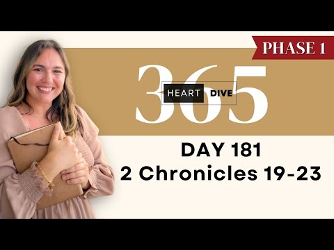 DAY 181  2 Chronicles 19-23  | Daily One Year Bible Study | Audio Bible with Commentary