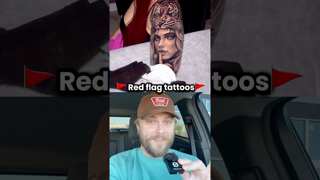 5 Red Flag Tattoos on Woman (According To men) 👀