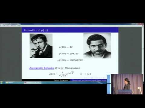 Dyson's Rank, Harmonic Weak Maass Form, and Recent Developments - Kathrin Bringmann