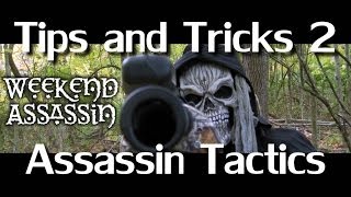 preview picture of video 'Paintball Sniper Assassin Ninja Tips & Tricks 2 Woodsball Tactics Angles Teamwork FUN!'