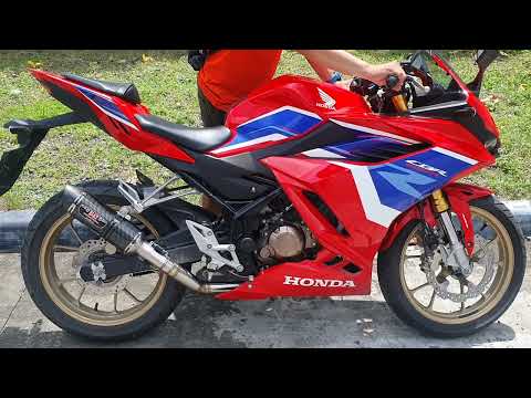 Honda CBR 150 version 4 2024 with Yoshimura R77 370mm full system exhaust