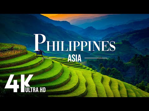 FLYING OVER PHILIPPINES - Relaxing Piano Music With Beautiful Nature Videos
