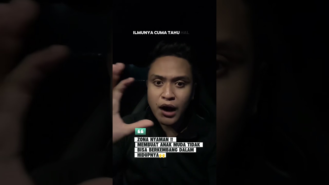 Zona Nyaman Membuat Anak Muda Tidak Berkembang #milliarder #suskes #rahmadhafids #rahf #zonanyaman