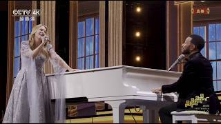 Download lagu Hélène et John Legend  'Beauty and the Beast' sur CCTV mp3