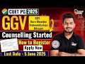 GGV Guru Ghasidas University Counselling Started 2025 Cuet Pg Counselling 2025 Started Ggv 2025