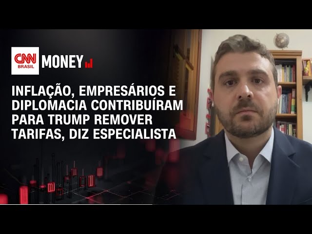 Inflação, empresários e diplomacia contribuíram para Trump remover tarifas, diz especialista | MONEY
