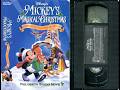 Opening Closing To Mickey S Magical Christmas Snowed In At The House Of Mouse US VHS 2001